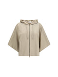 Max Mara Fidato Hooded Sweatshirt — Beige