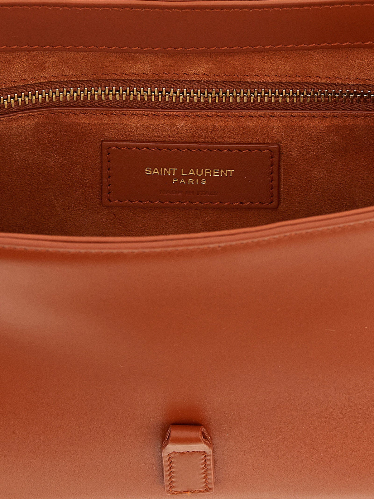 Saint Laurent Le 5 à 7 Shoulder Bag — Orange