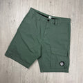 CP Company 50 Fili Cargo Shorts - Laurel Wreath