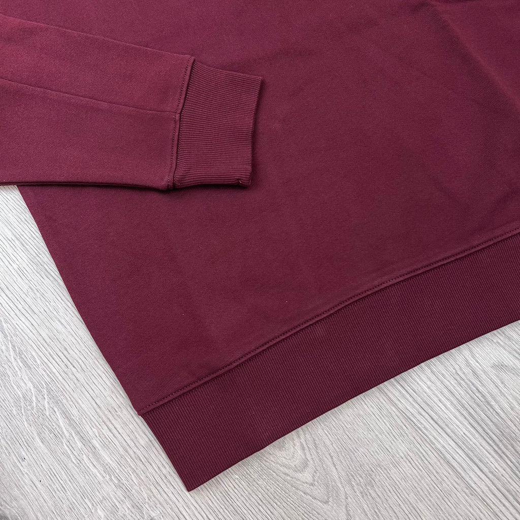 CP Company Raised Fleece Sweatshirt - Andorra Red