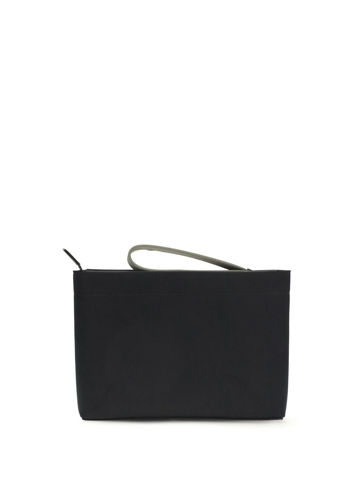 Givenchy Logo-Print Cotton Pouch — Black