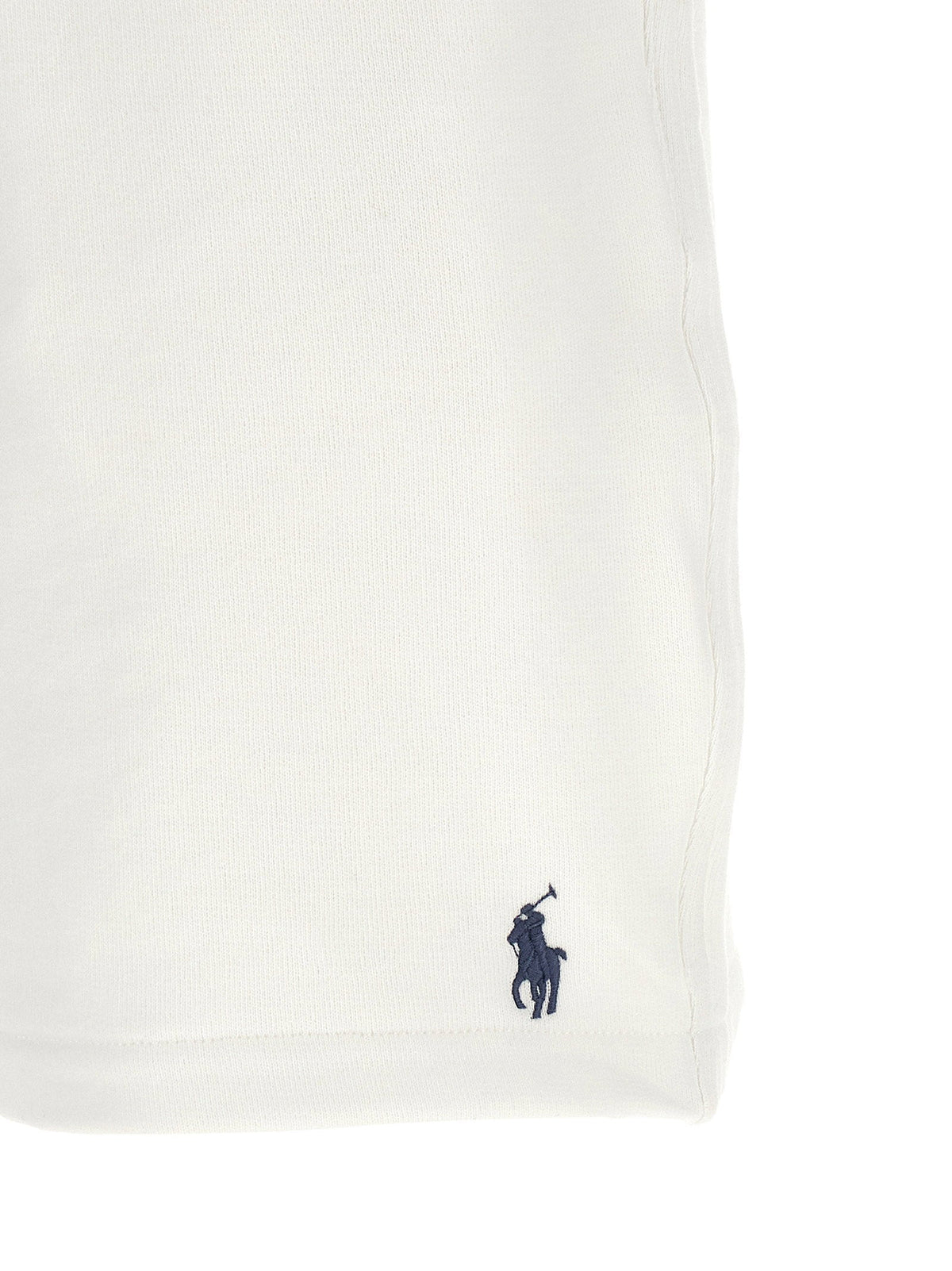 Polo Ralph Lauren Cotton Terry Bermuda Shorts — White