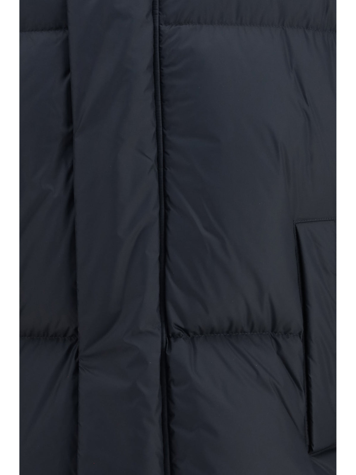 Laminar Hooded Padded Down Jacket — Black