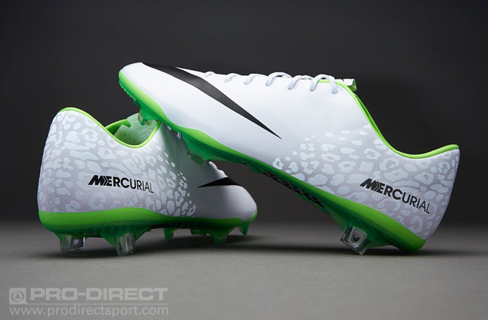 Nike Mercurial Vapor IX FG - White/Black/Green