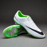 Nike Mercurial Vapor IX FG - White/Black/Green