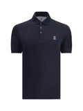 Brunello Cucinelli Cotton Polo — Navy