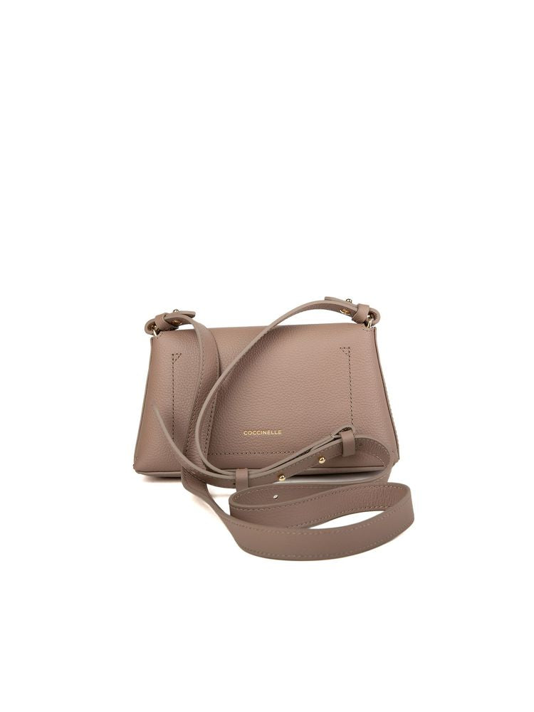 Coccinelle Nikla Crossbody Bag — Beige