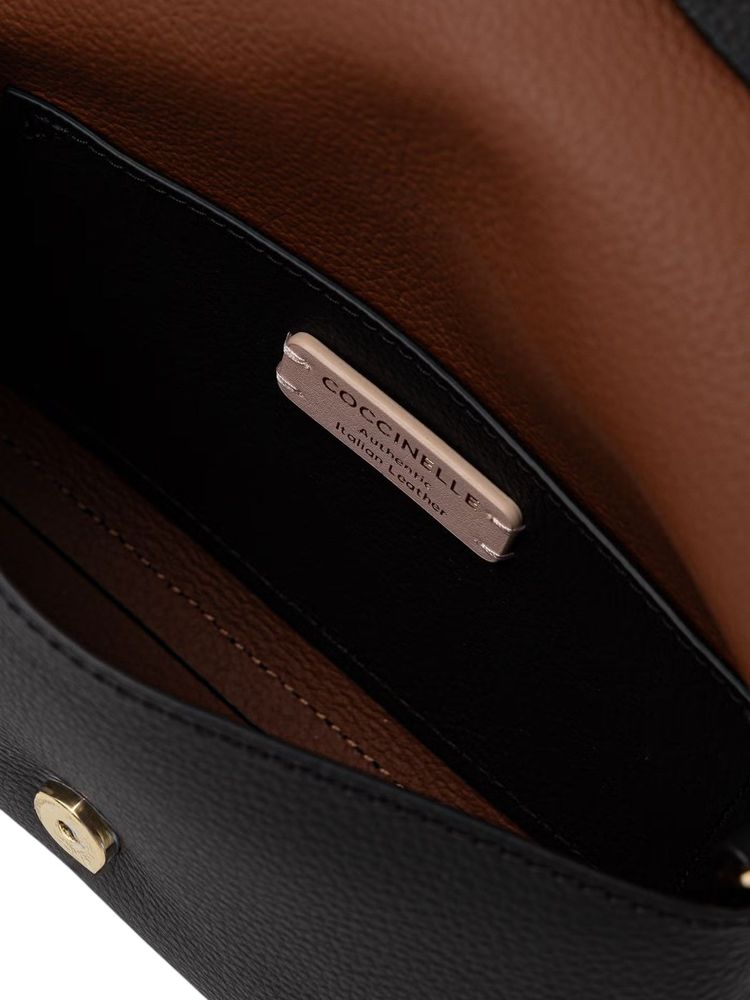 Coccinelle Nikla Crossbody Bag — Black