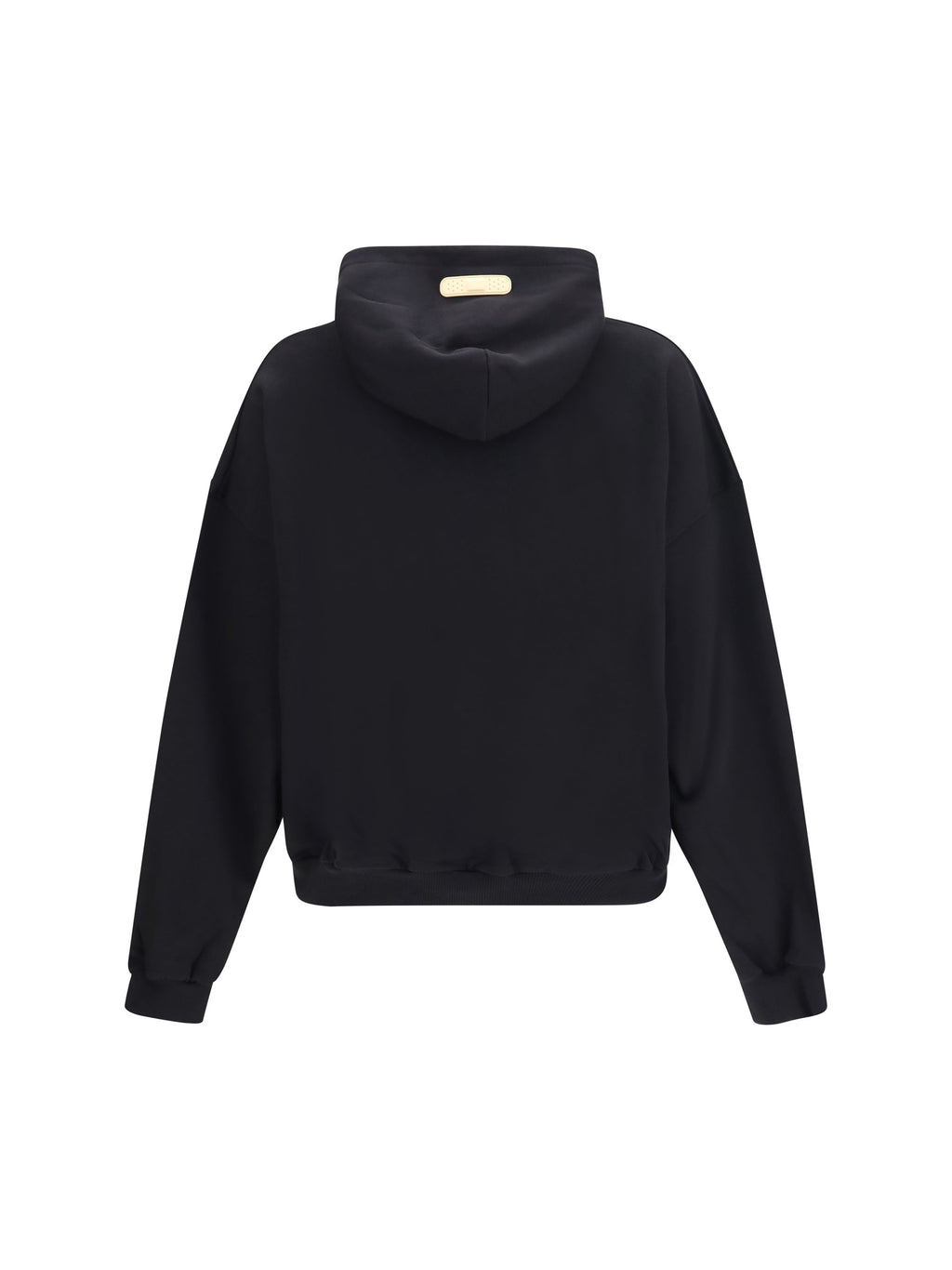 Pdf Channel Graphic-Print Cotton Hoodie — Black