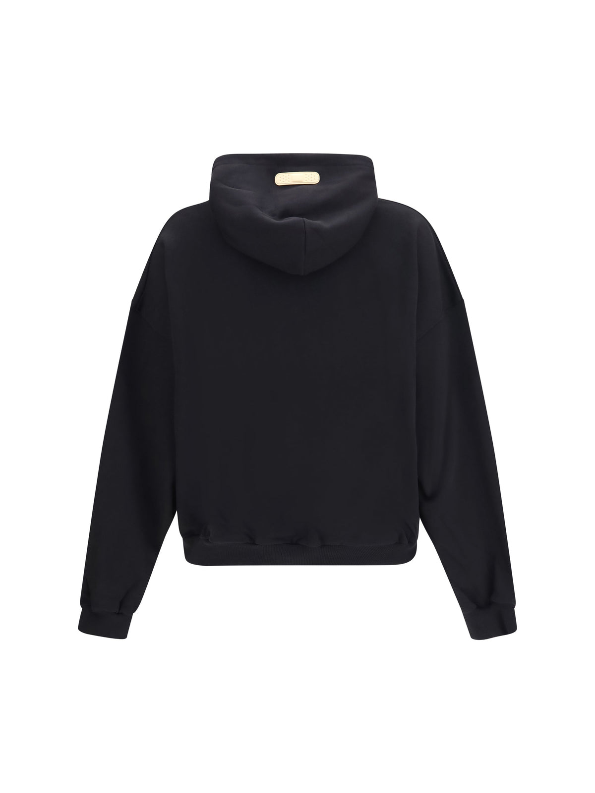 Pdf Channel Graphic-Print Cotton Hoodie — Black