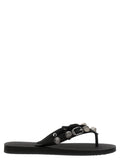 Balenciaga Cagole Thong Sandals — Black