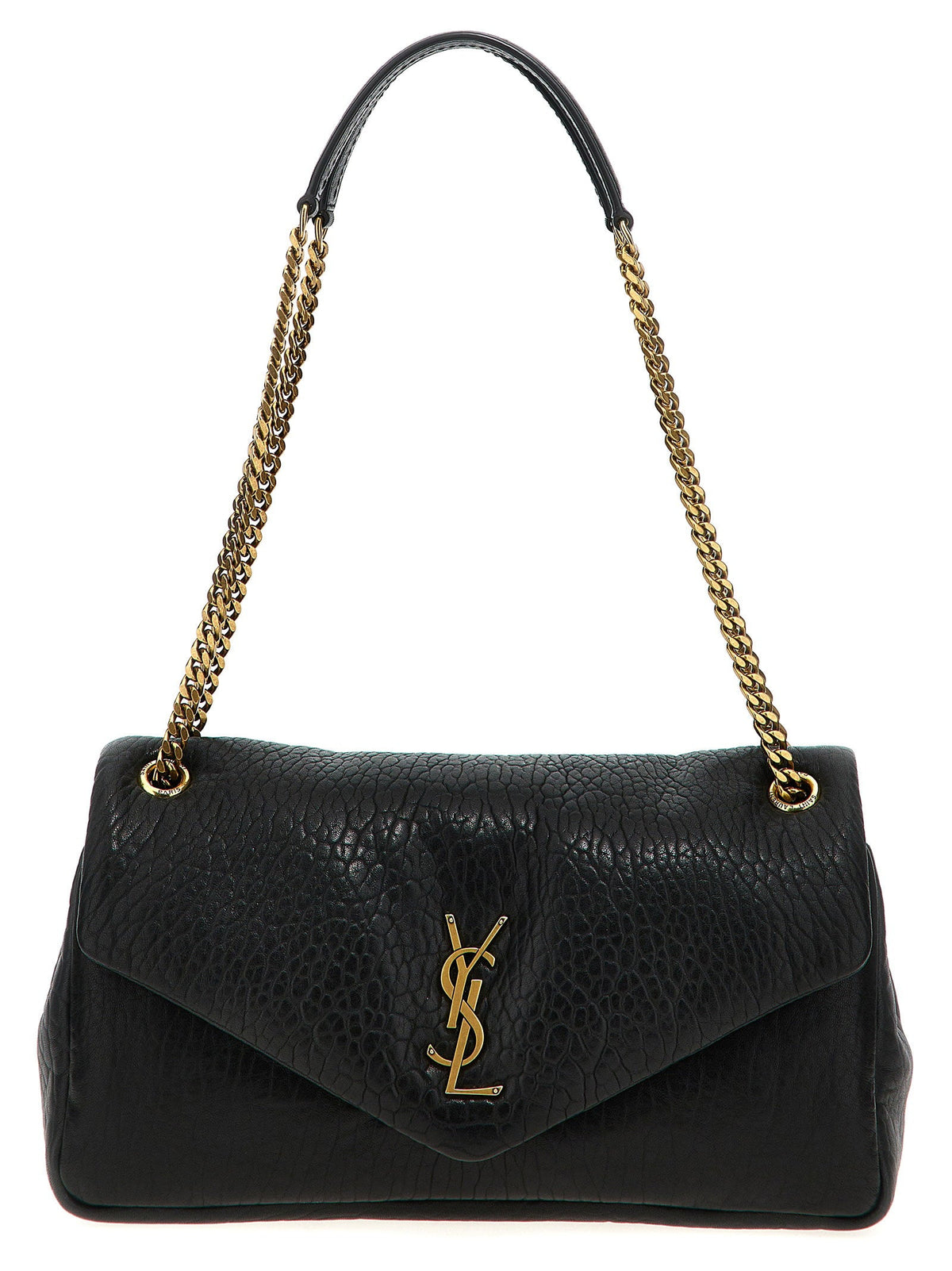 Saint Laurent Calypso Shoulder Bag — Black