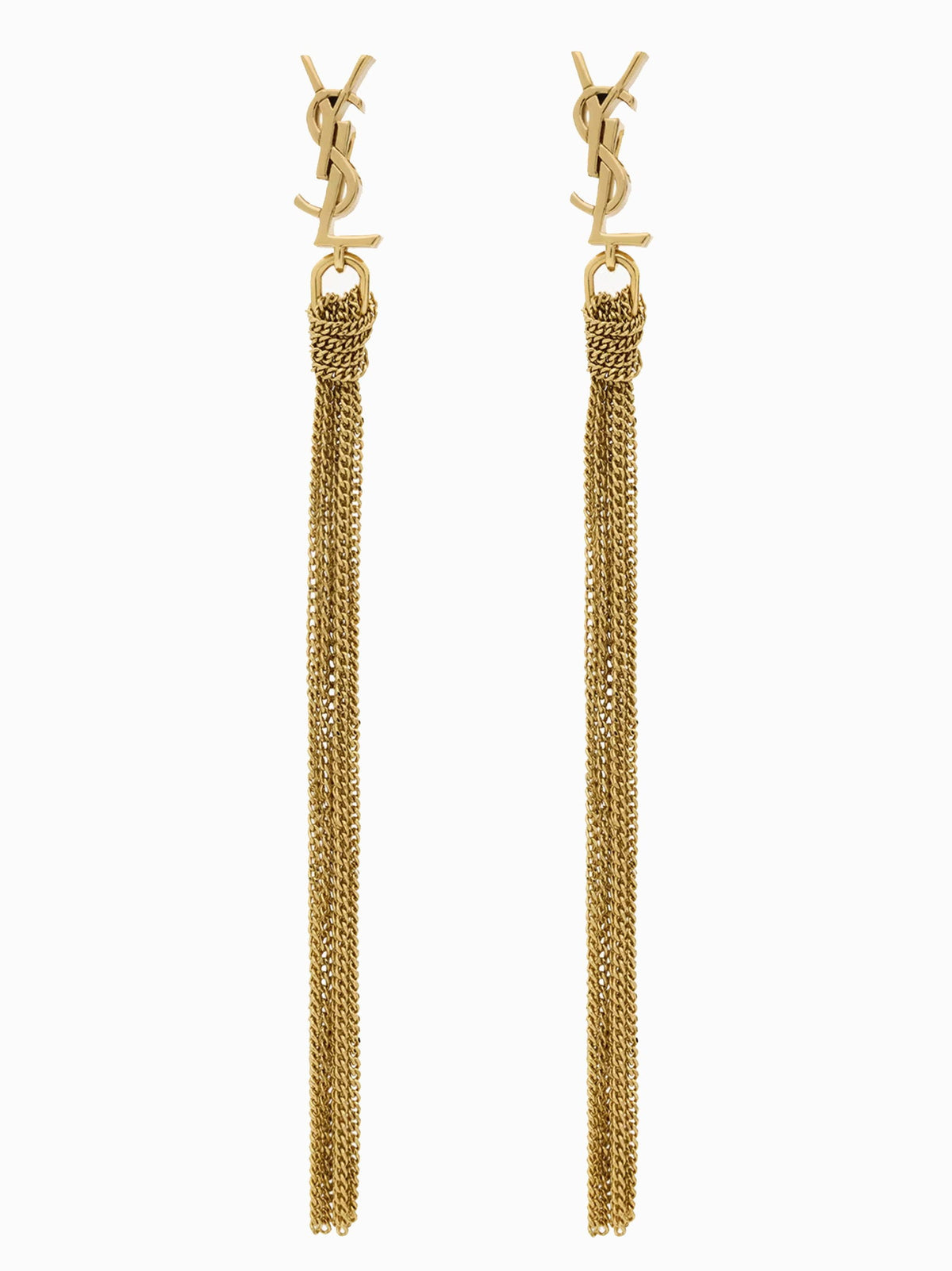 Saint Laurent Cassandre Earrings — Gold