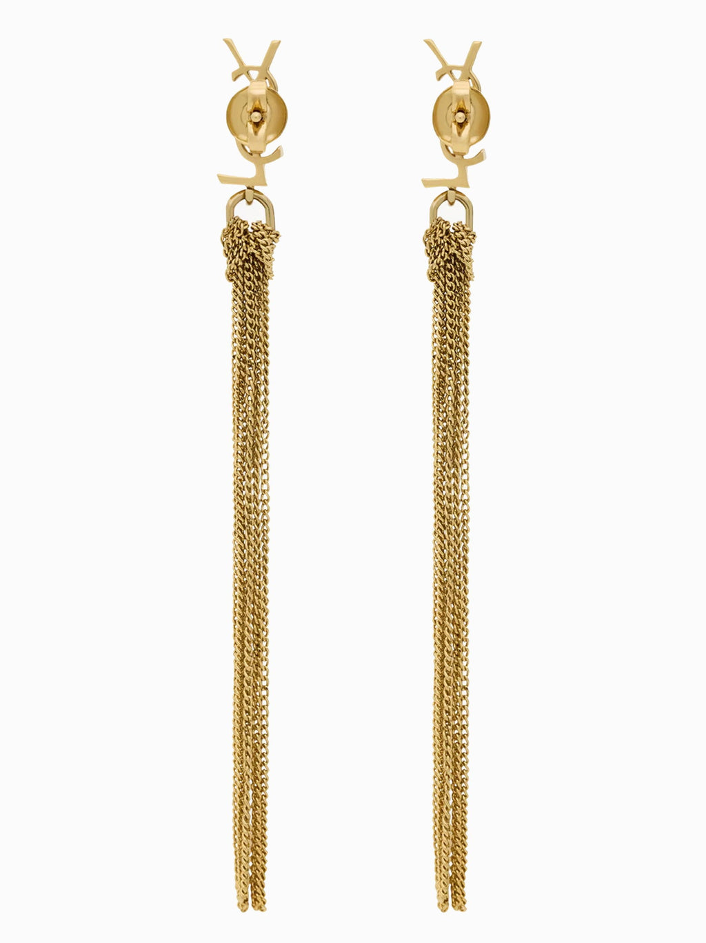 Saint Laurent Cassandre Earrings — Gold