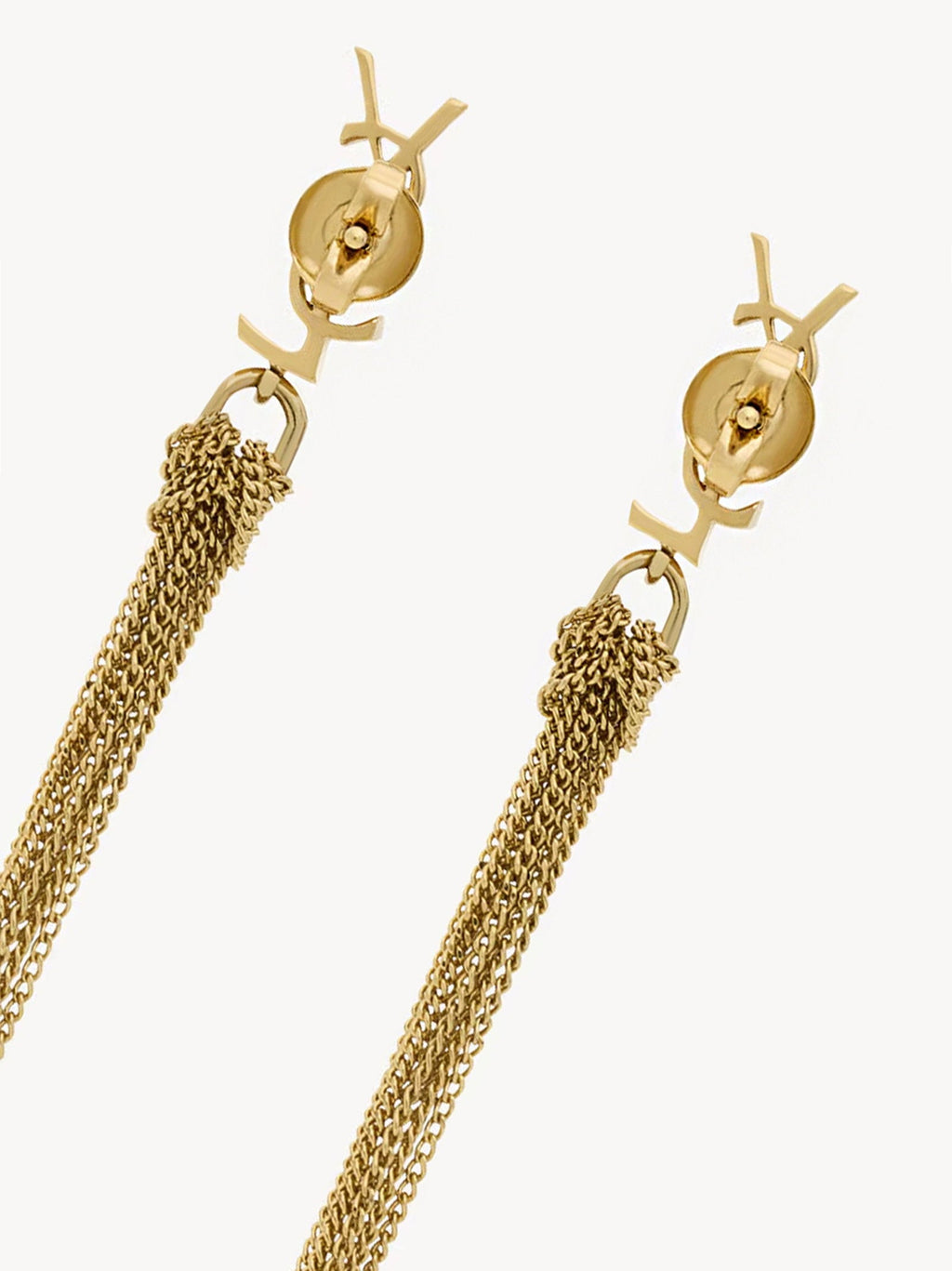 Saint Laurent Cassandre Earrings — Gold