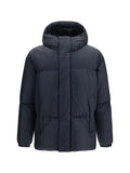 Laminar Hooded Padded Down Jacket — Black