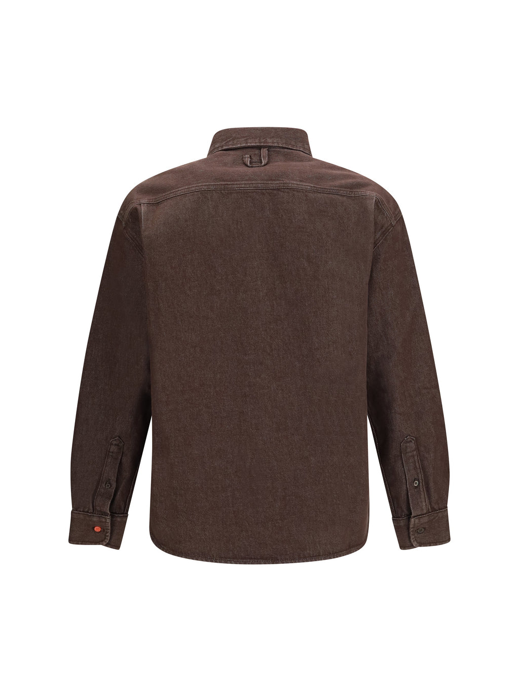 Jacquemus Denim Shirt — Brown