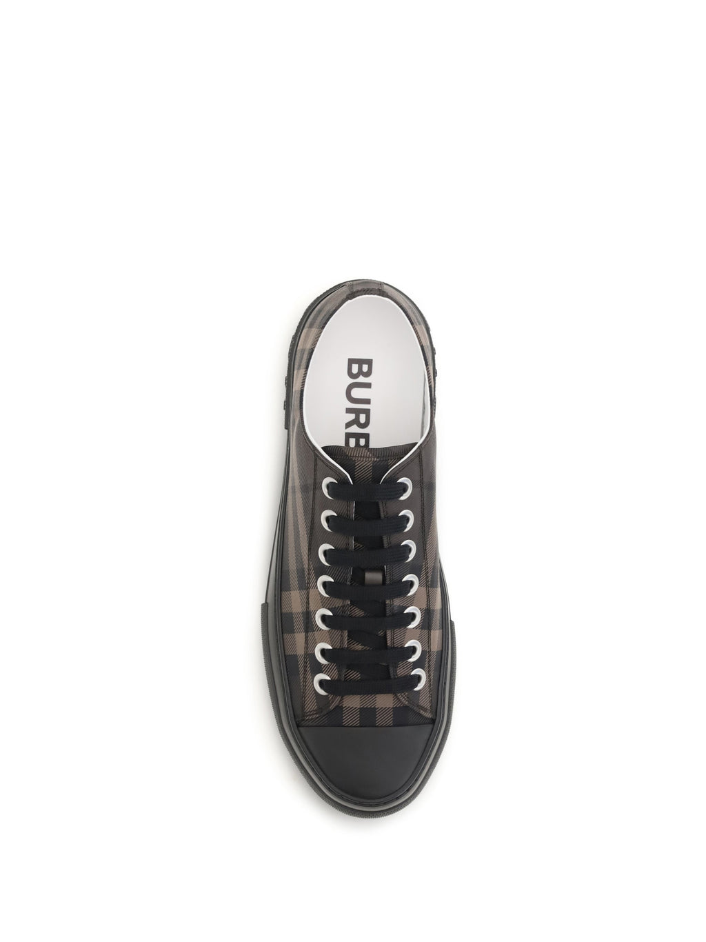 Burberry Jack Check Sneakers — Brown