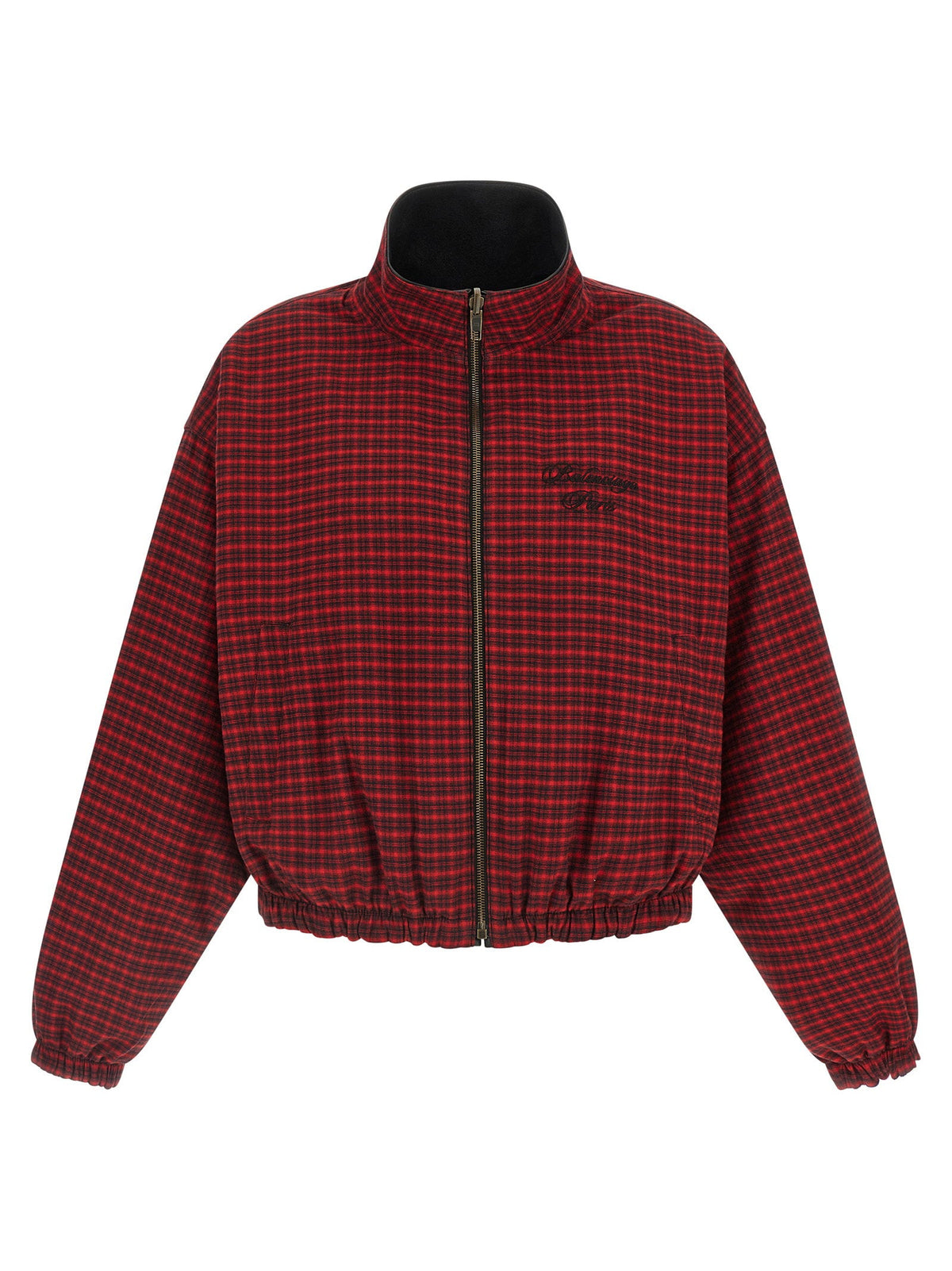 Balenciaga Reversible Leather Jacket — Black