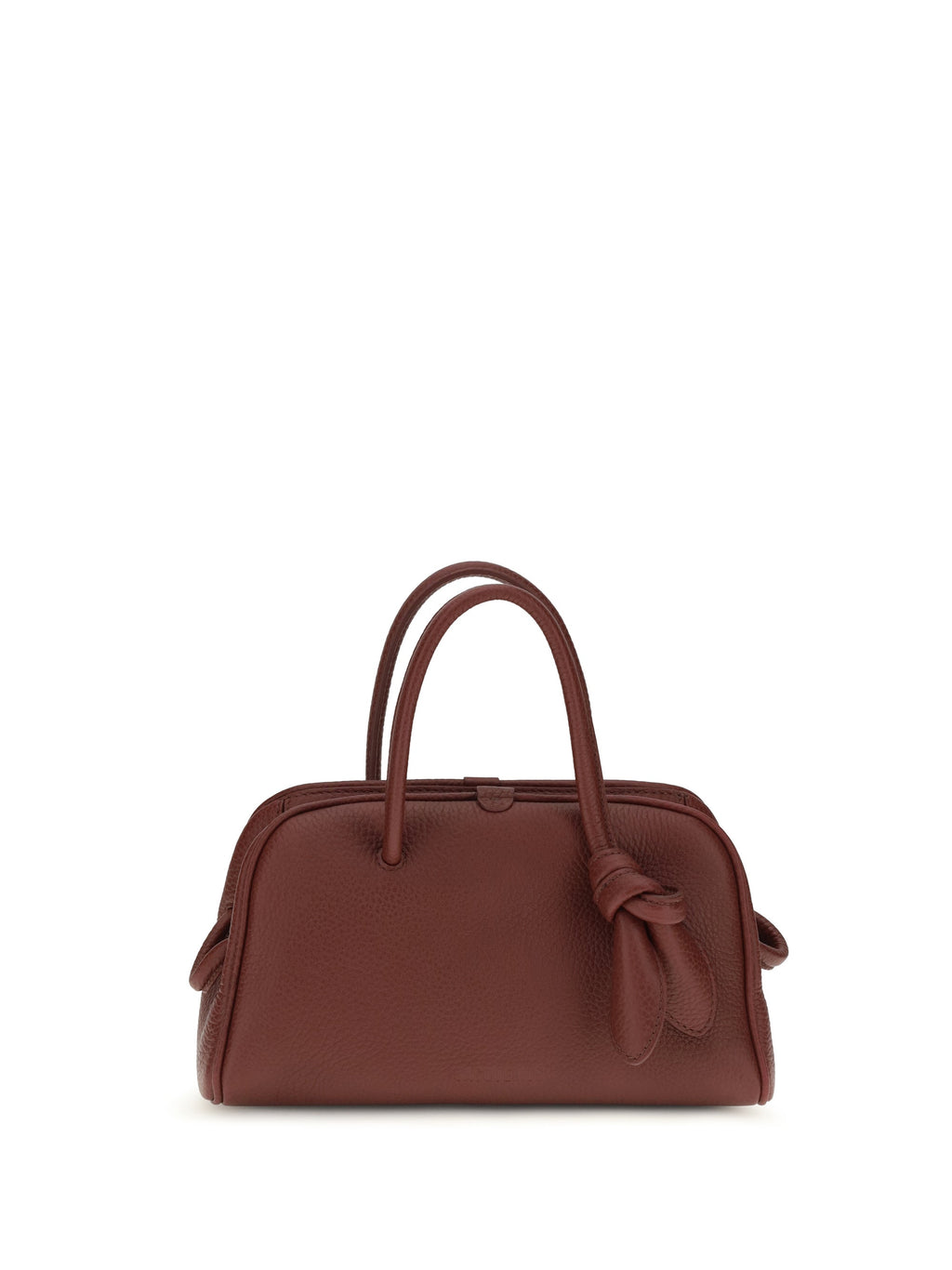Jacquemus Le Petit Turismo Top Handle Bag — Burgundy