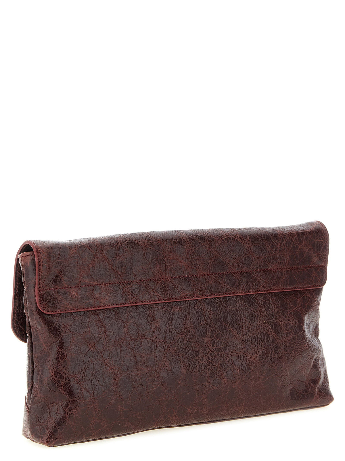 Balenciaga Le City Clutch — Burgundy