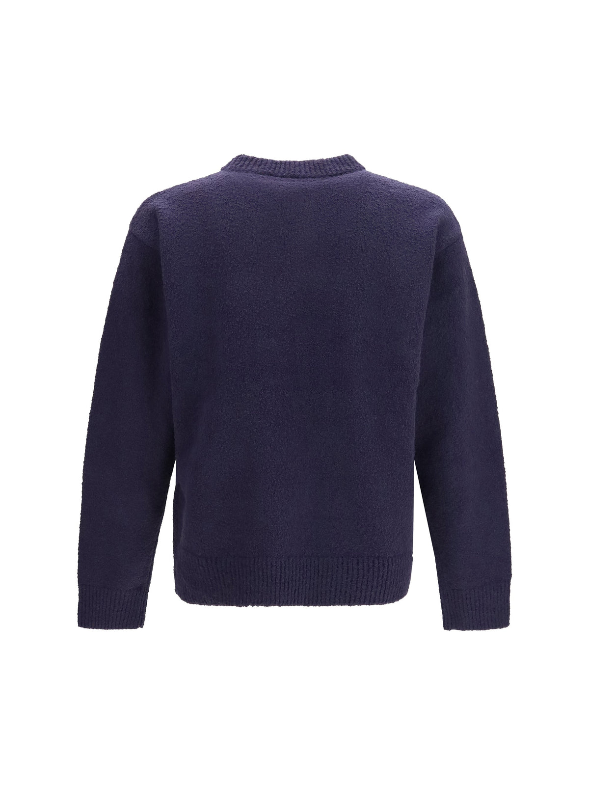 Axel Arigato Embroidered Logo Henley Sweater — Navy