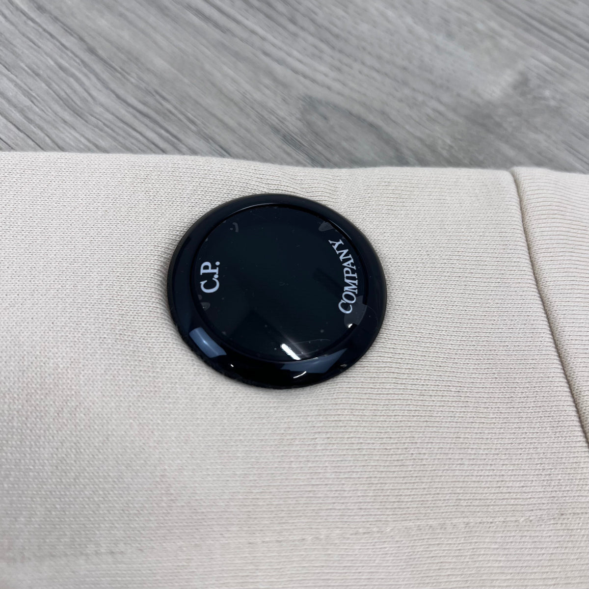 CP Company Raised Fleece Hoodie - Frozen Dew