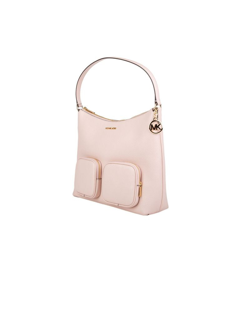 Michael Kors Merritt Large Cargo Shoulder Bag — Pink