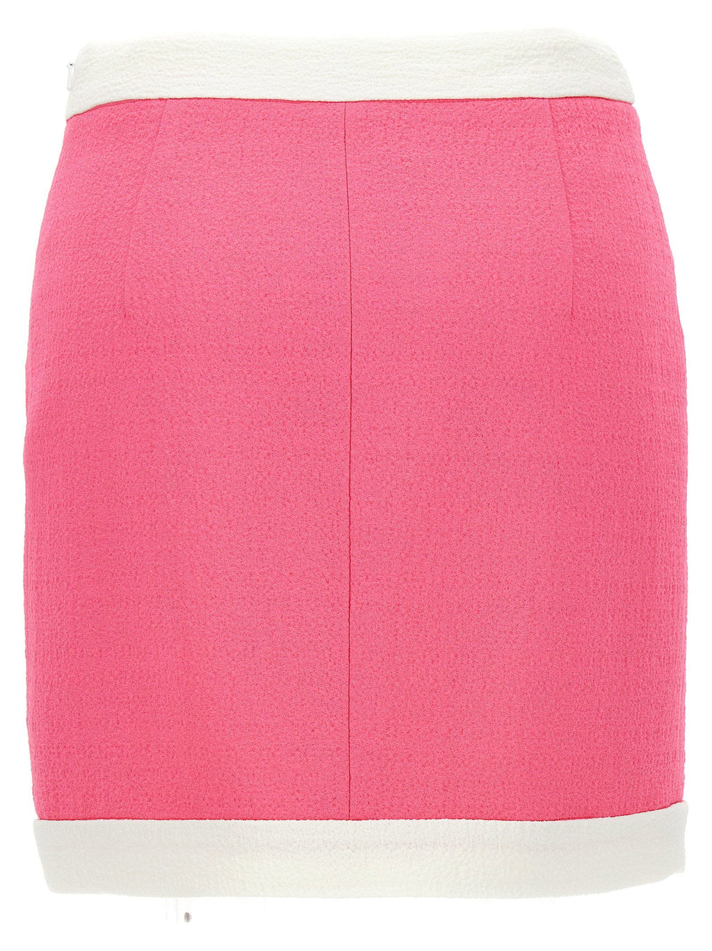 Moschino Heart Button Skirt — Pink