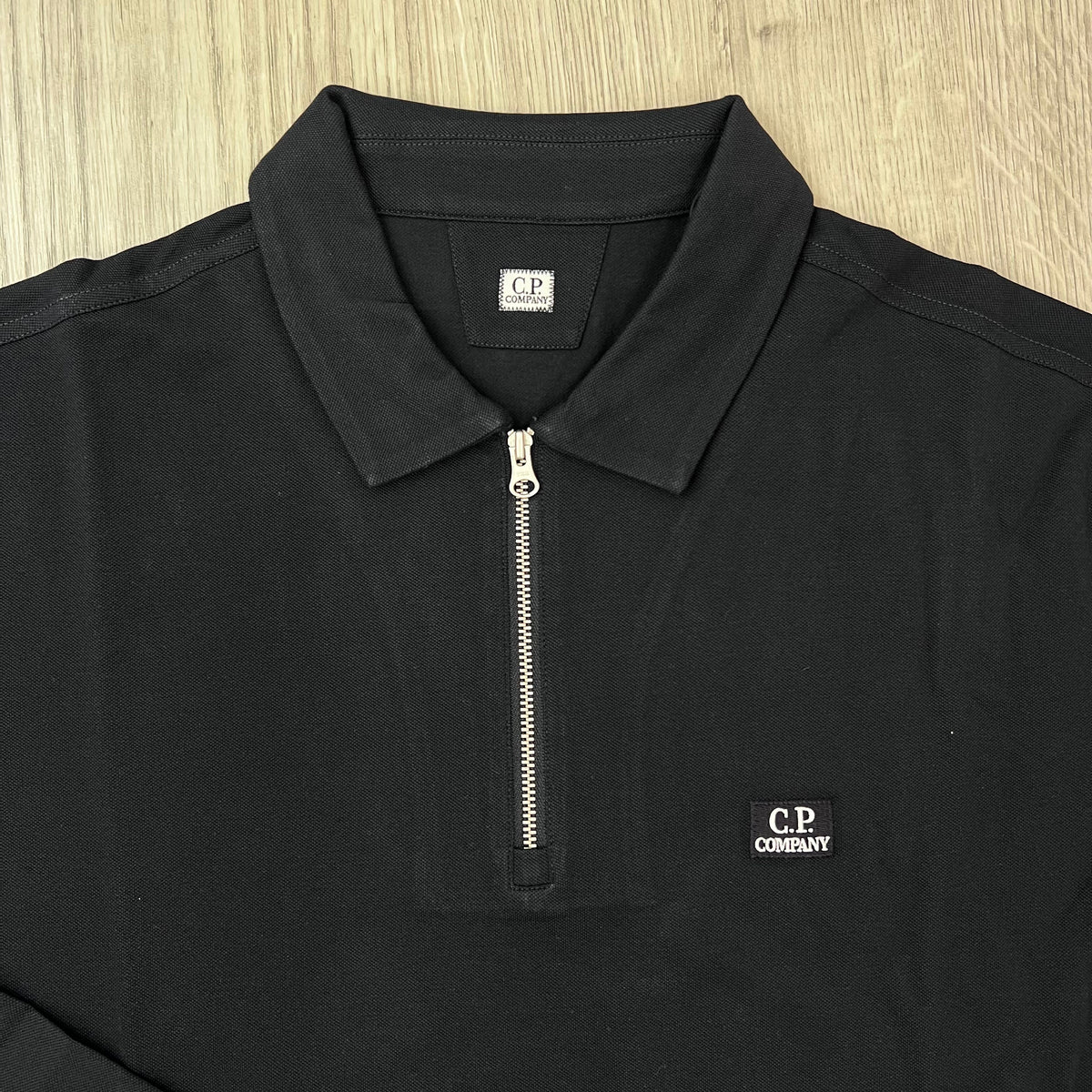 CP Company Zip Polo Shirt - Navy