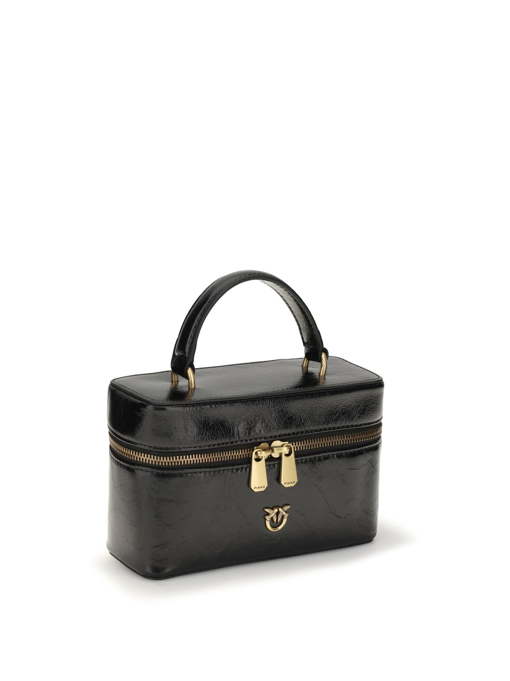 Pinko Vanity Top Handle Bag — Black