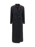 Max Mara Studio Effige Coat — Black