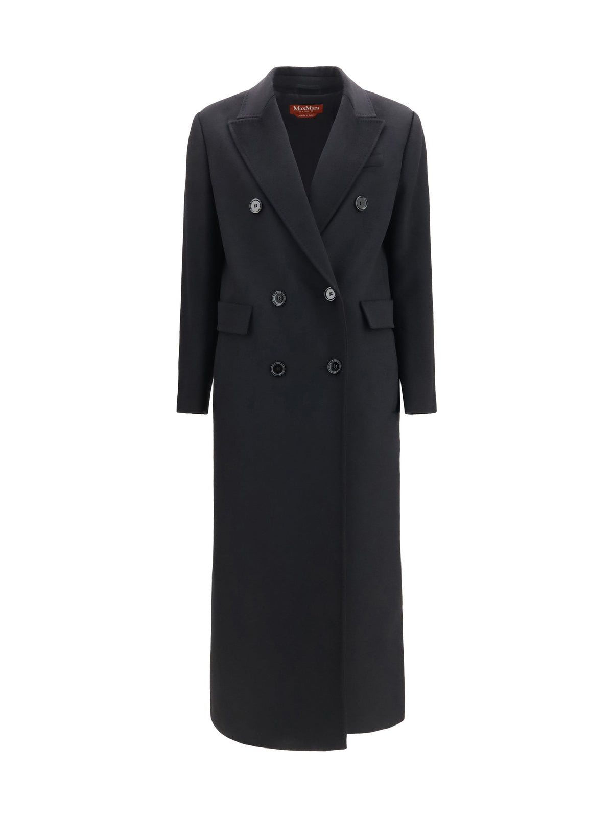 Max Mara Studio Effige Coat — Black
