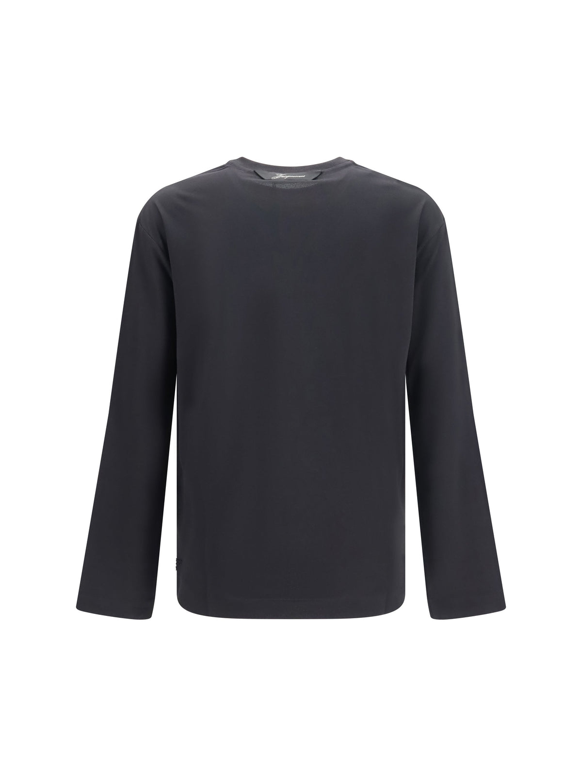 Jacquemus Rond Carré Long-Sleeve T-Shirt — Black