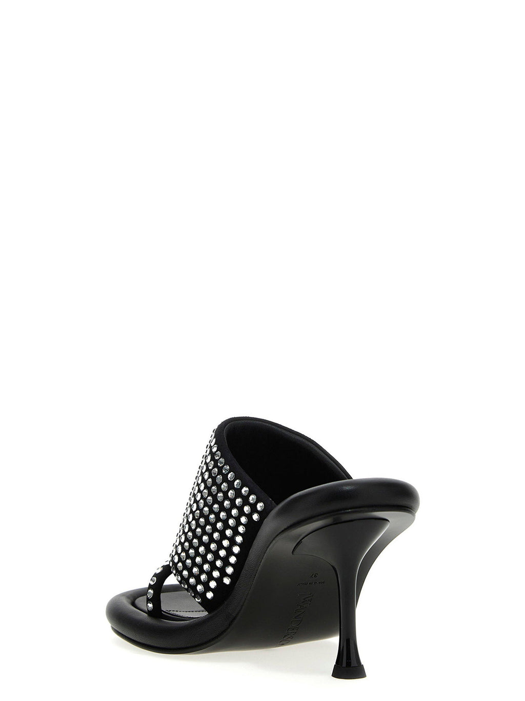 J.w.anderson Crystal-Studded Mule — Black