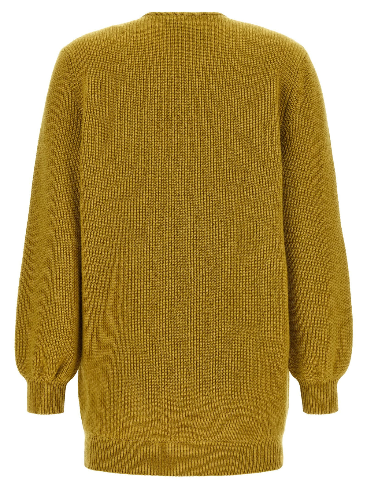 Valentino Garavani Braided Virgin Wool Sweater — Gold