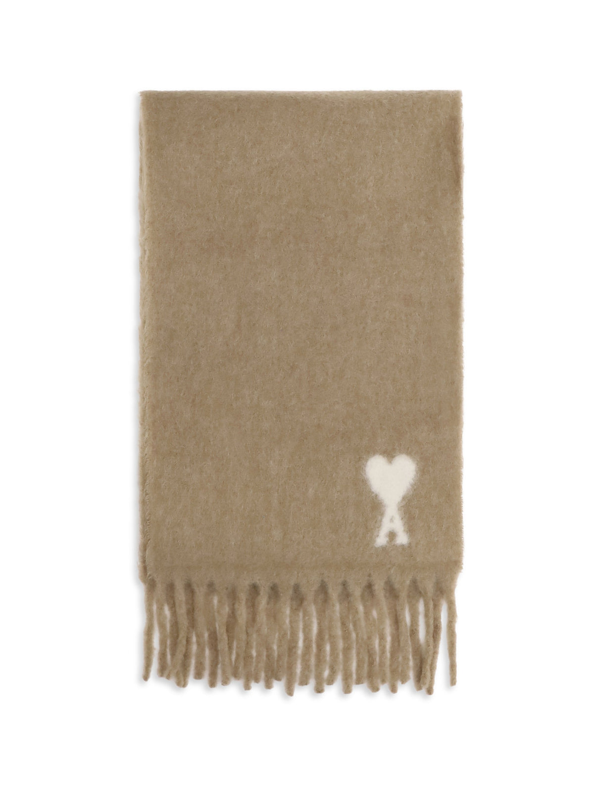 AMI Paris Scarf — Beige