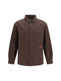 Jacquemus Denim Shirt — Brown
