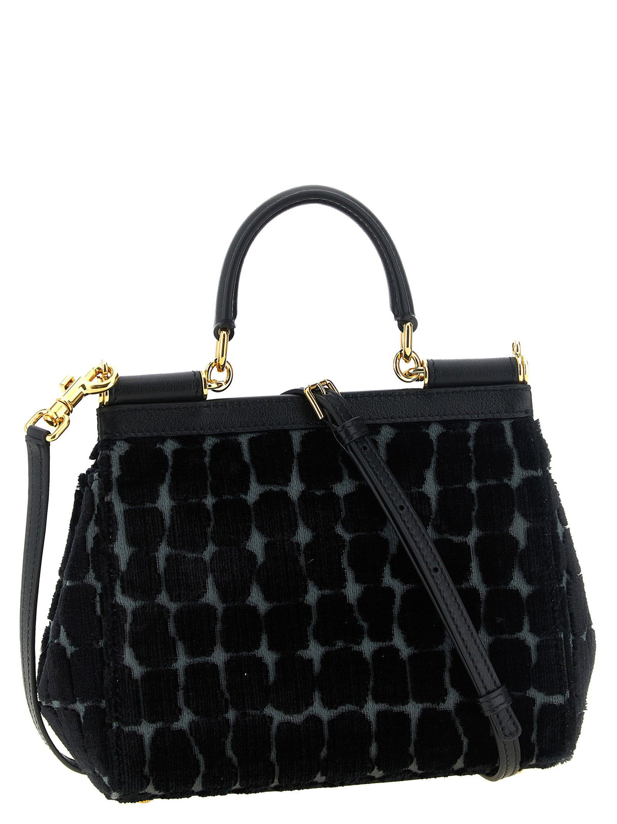 Dolce & Gabbana Sicily Top Handle Bag — Black