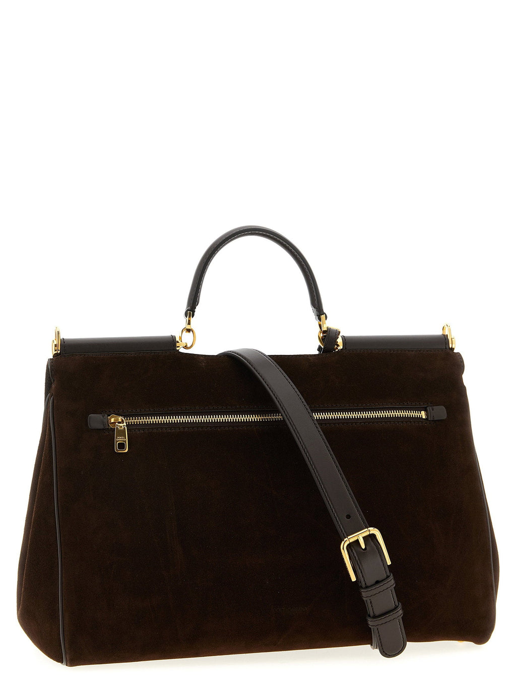 Dolce & Gabbana My Sicily Top Handle Bag — Brown