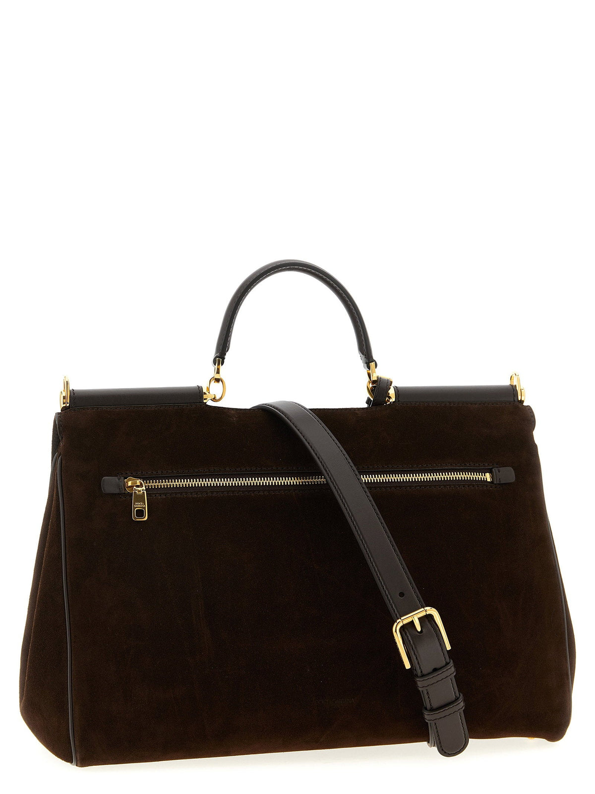 Dolce & Gabbana My Sicily Top Handle Bag — Brown