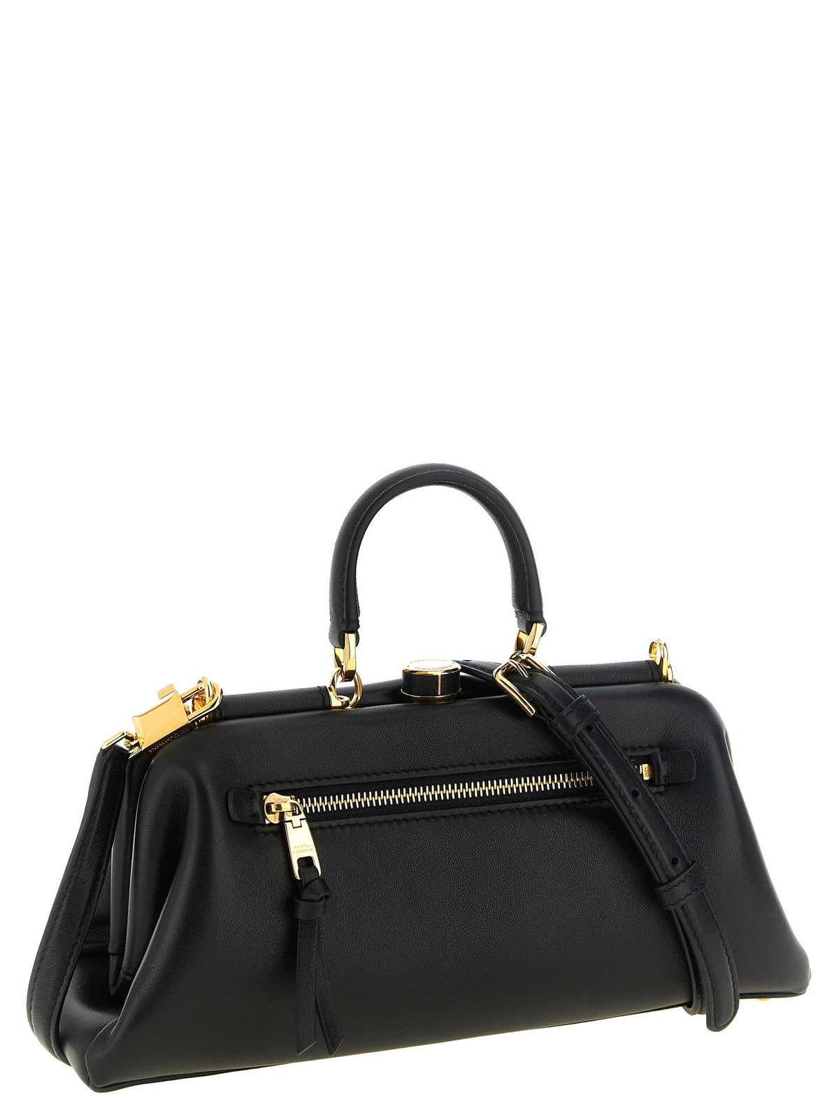 Dolce & Gabbana Grandma Top Handle Bag — Black