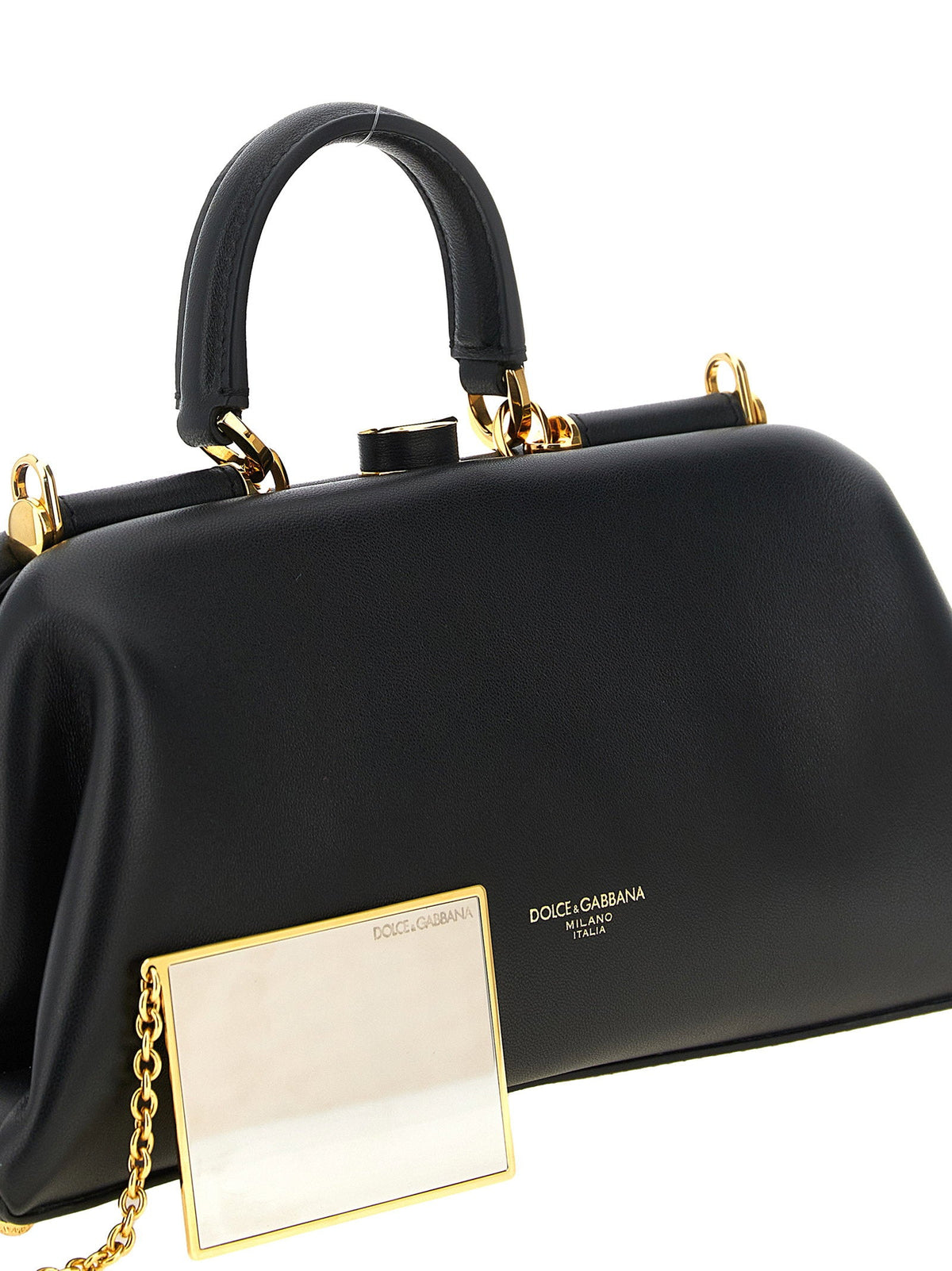 Dolce & Gabbana Grandma Top Handle Bag — Black