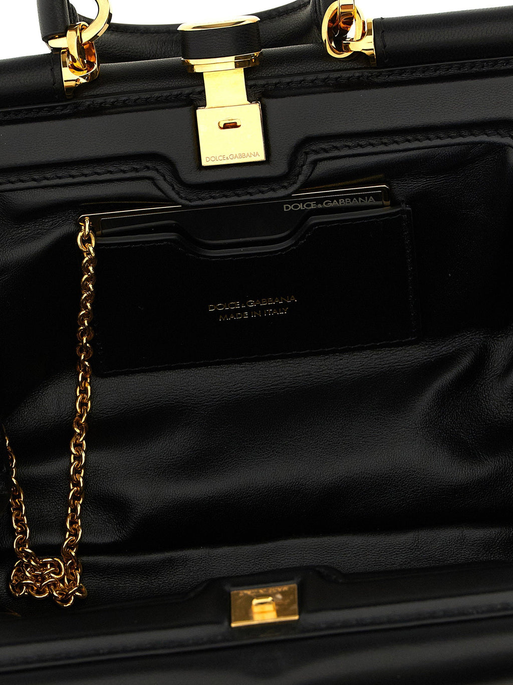 Dolce & Gabbana Grandma Top Handle Bag — Black