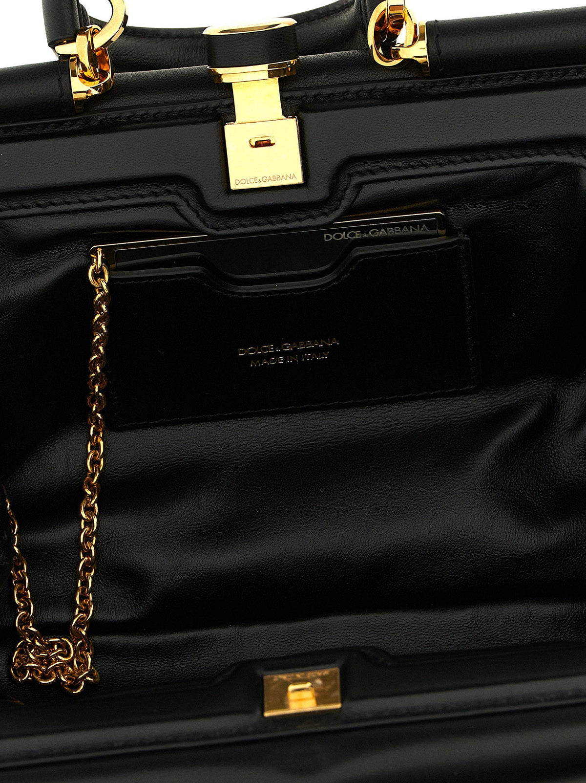 Dolce & Gabbana Grandma Top Handle Bag — Black