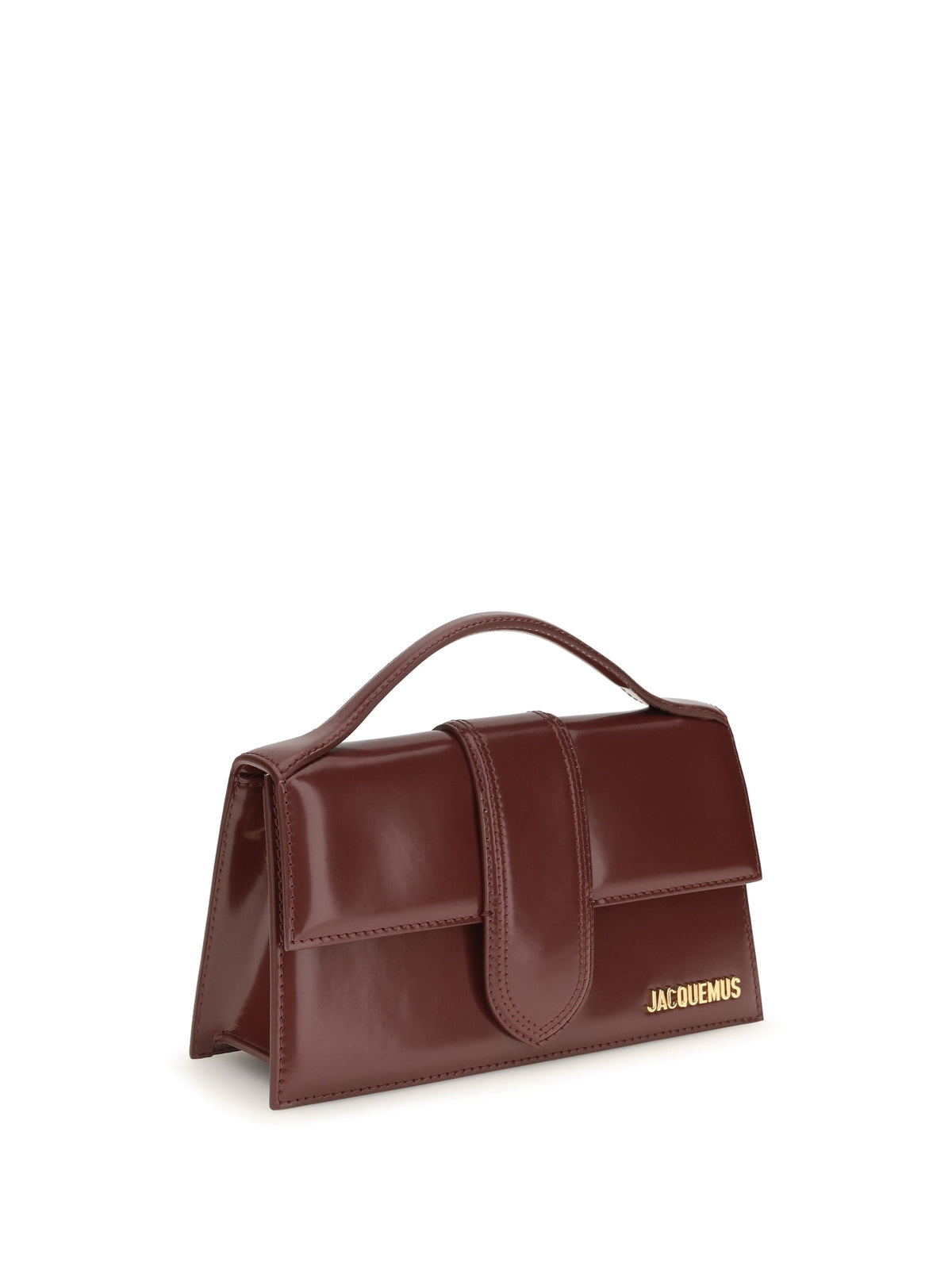Jacquemus Le Grand Bambino Shoulder Bag — Burgundy