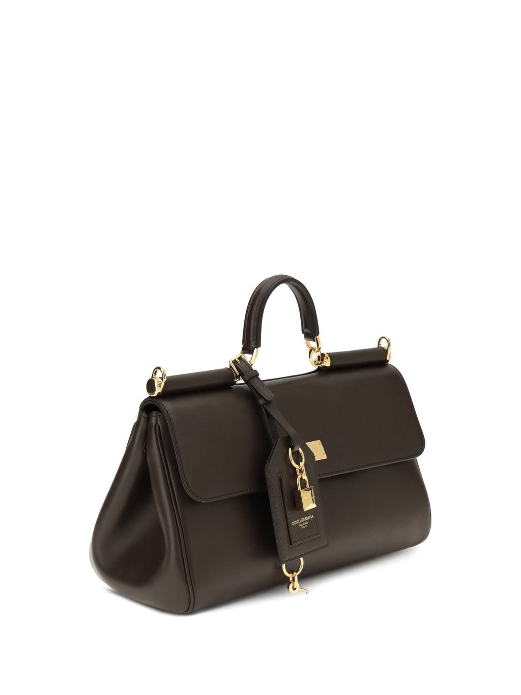 Dolce & Gabbana My Sicily Top Handle Bag — Brown