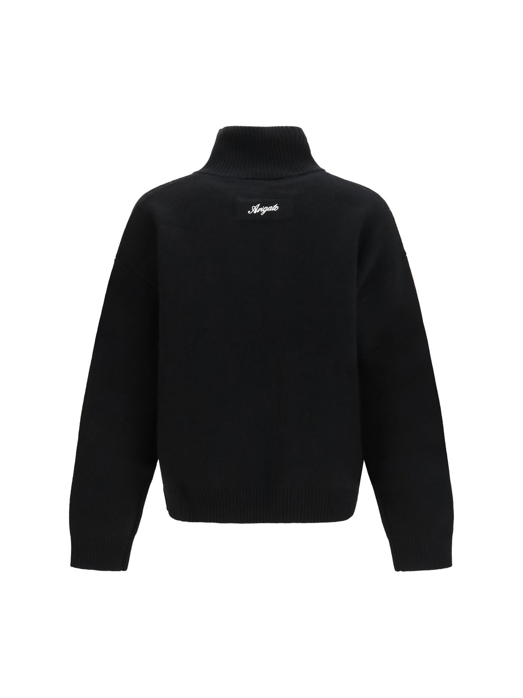 Axel Arigato Core Zip-Up Sweater — Black