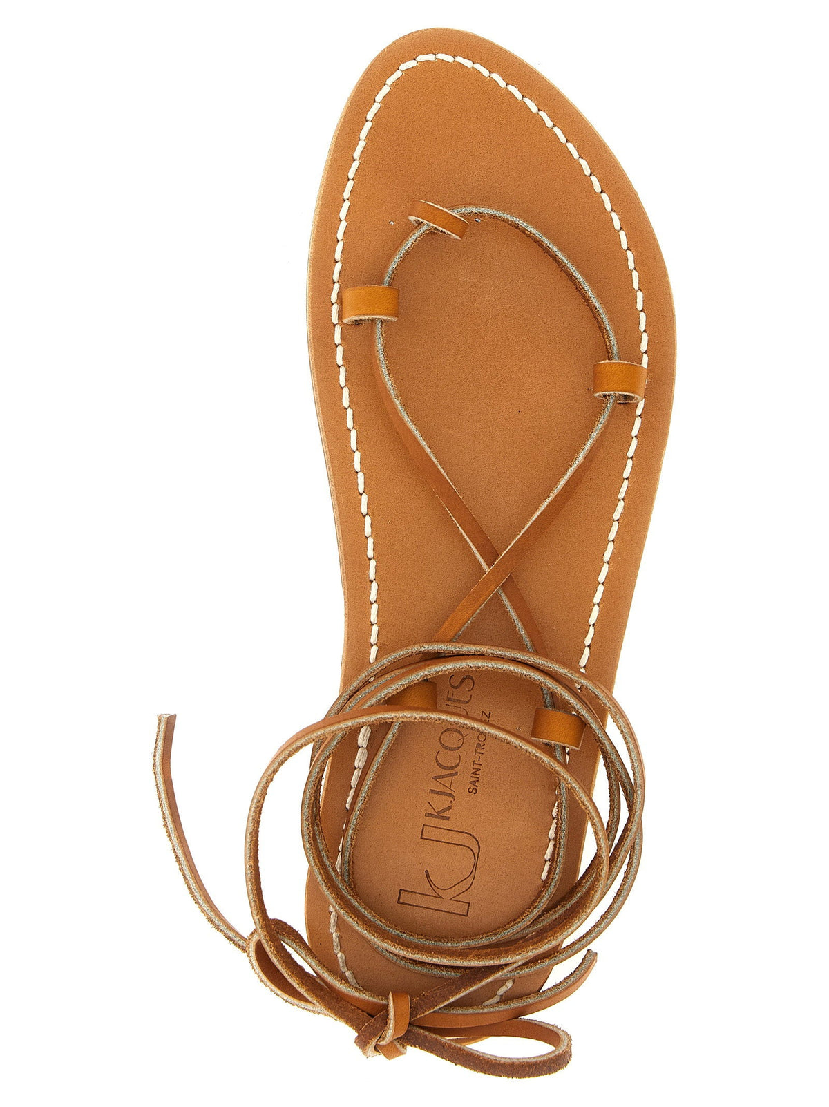 K.jacques Saint Tropez Bikini Sandals — Tan