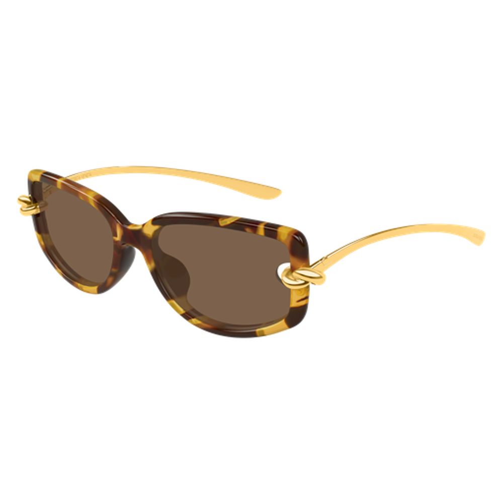 Bottega Veneta Eyewear BV1440SA Sunglasses — Tortoiseshell